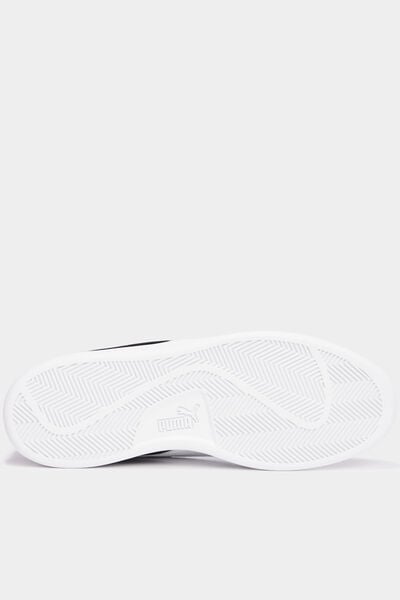 Baskets cuir su&eacute;dine Puma Smash V3 noir homme