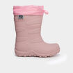 Bottes de pluie doubl&eacute;es rose fille