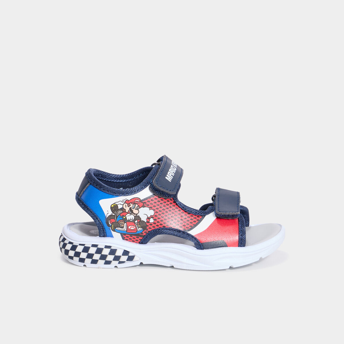 Sandales semelles lumineuses Mario Kart multicolore gar&ccedil;on