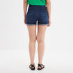 Short en jean slim denim brut femme