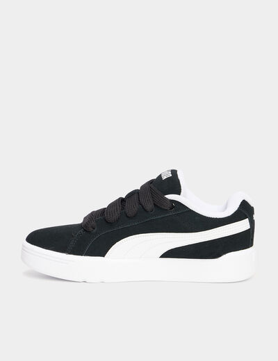 Tennis basses &agrave; lacets Puma noir femme