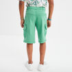 Short cargo vert garçon