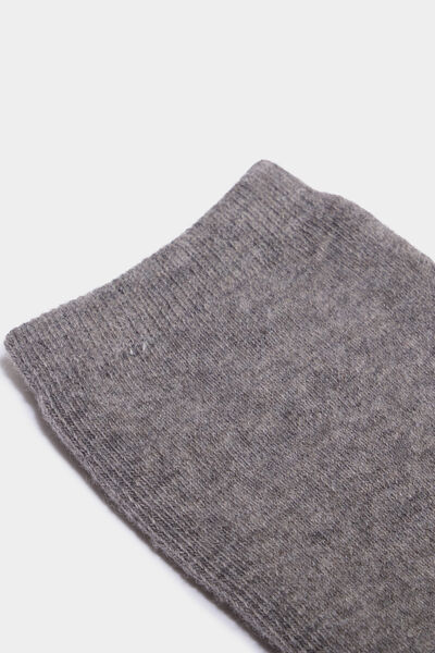 Lot 2 paires chaussettes gris gar&ccedil;on