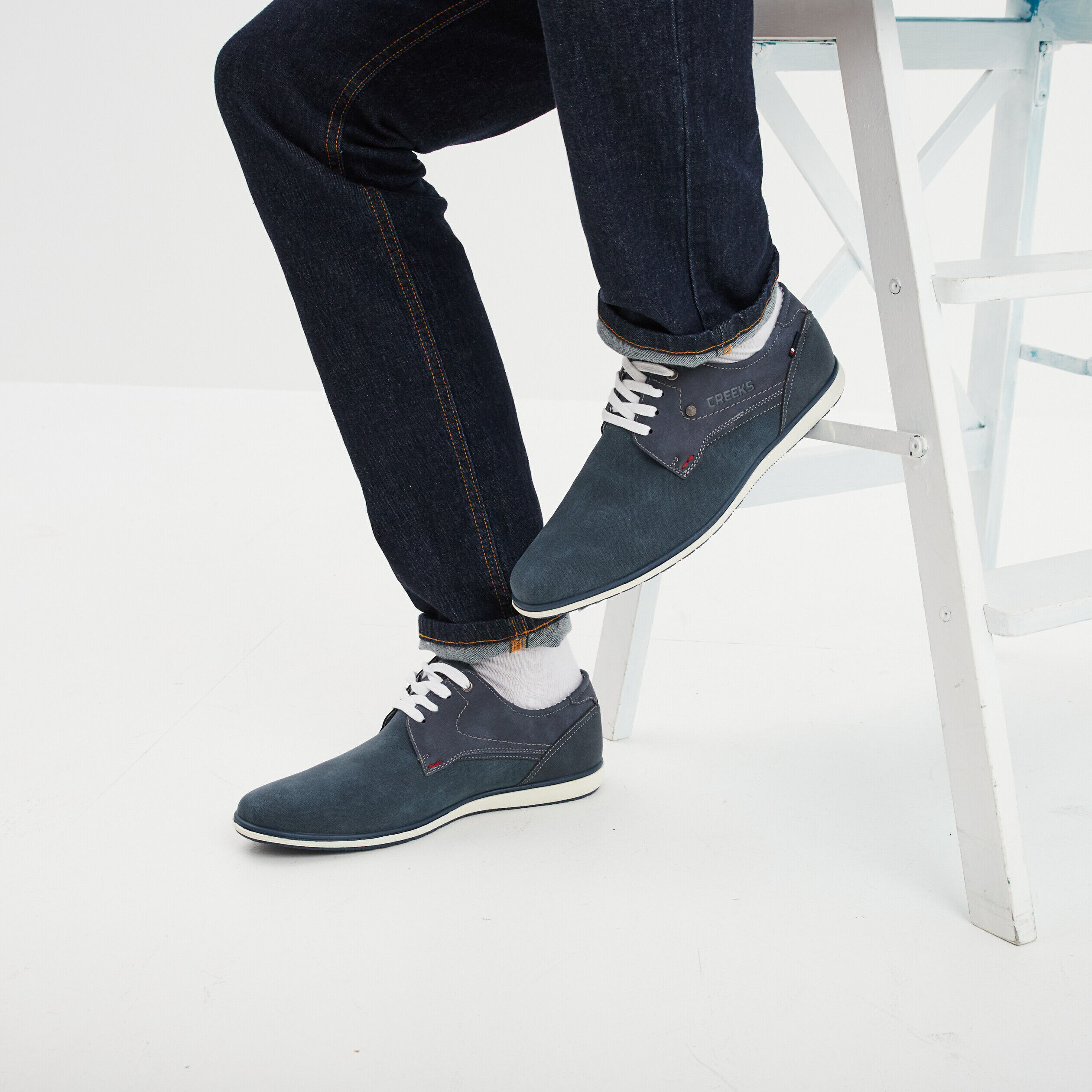 Derbies à lacets Creeks bleu marine homme CREEKS