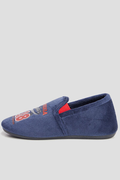 Chaussons Creeks motif California bleu marine garçon