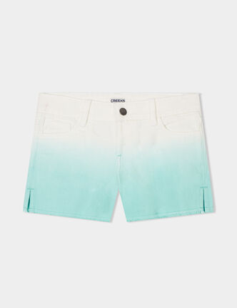 Short droit 5 poches Creeks bleu clair fille