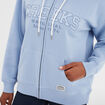 Sweat zippé à capuche Creeks Original bleu clair femme