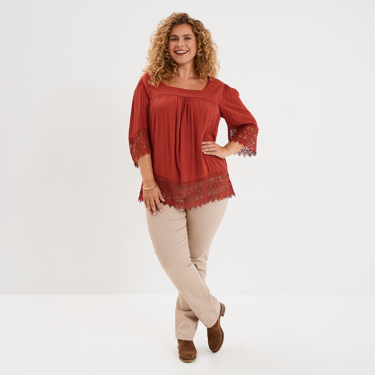 Tunique Femme Mirage Taille 10 (S-M) Multicolore - Manches Courtes, Neuf Sans étiquettes