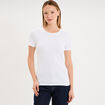 T-shirt thermique Damart x Trappeur blanc femme