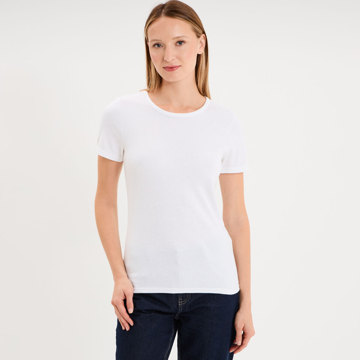 T-shirt thermique Damart x Trappeur blanc femme