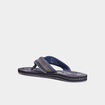 Mules plates bleu marine homme