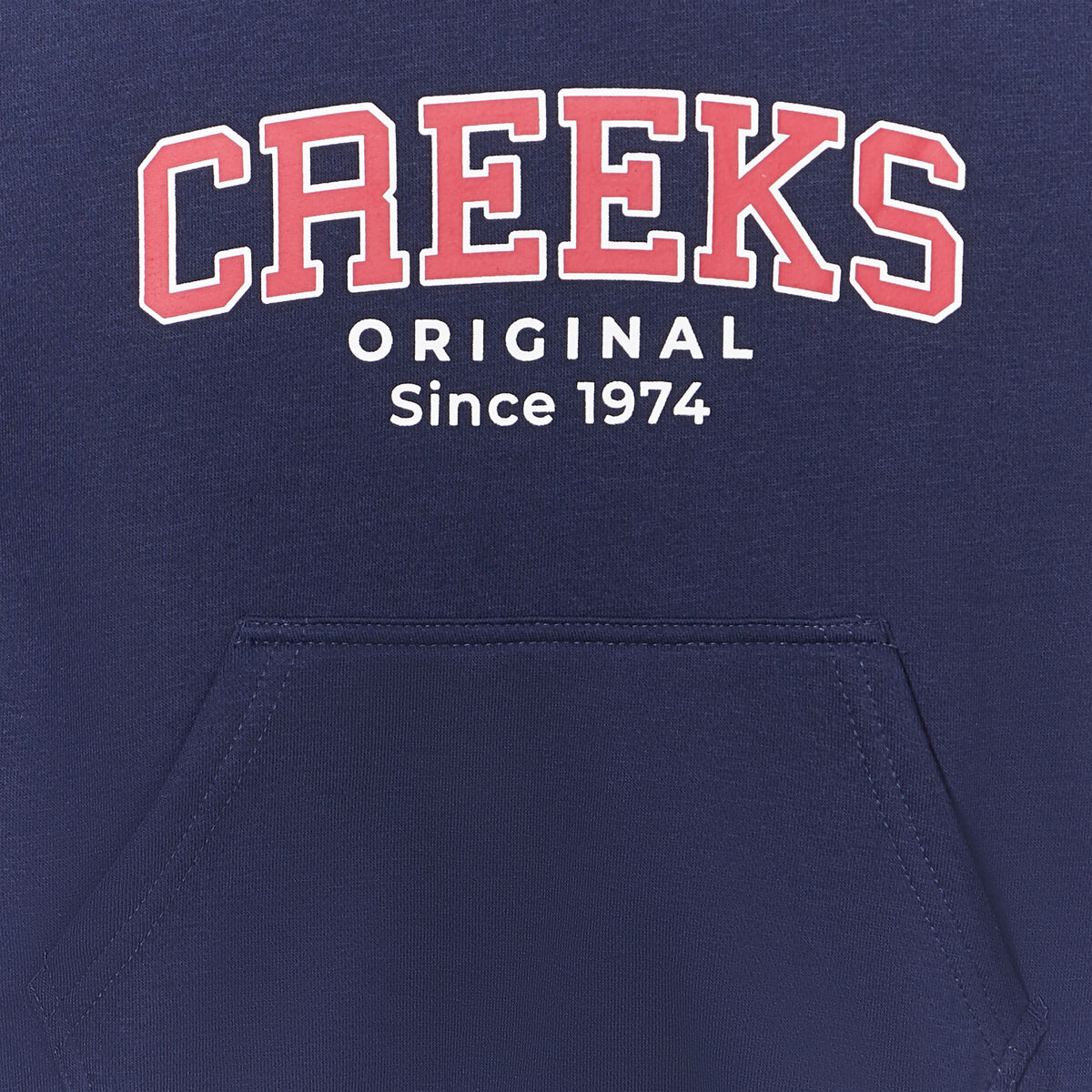 Sweat à capuche hoodie Creeks bleu marine garçon