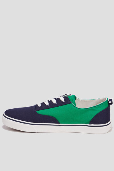 Tennis en toile à lacets Creeks multicolore homme