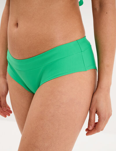 Bas de maillot de bain shorty vert menthe femme