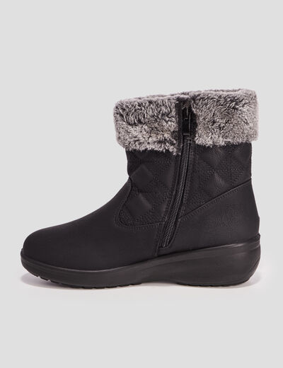 Bottines noir femme