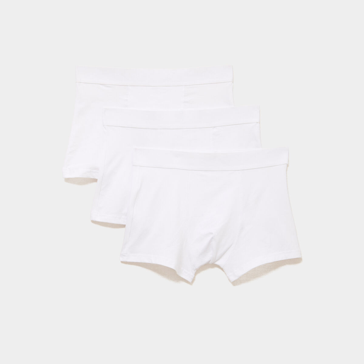 Lot 3 boxers blanc homme