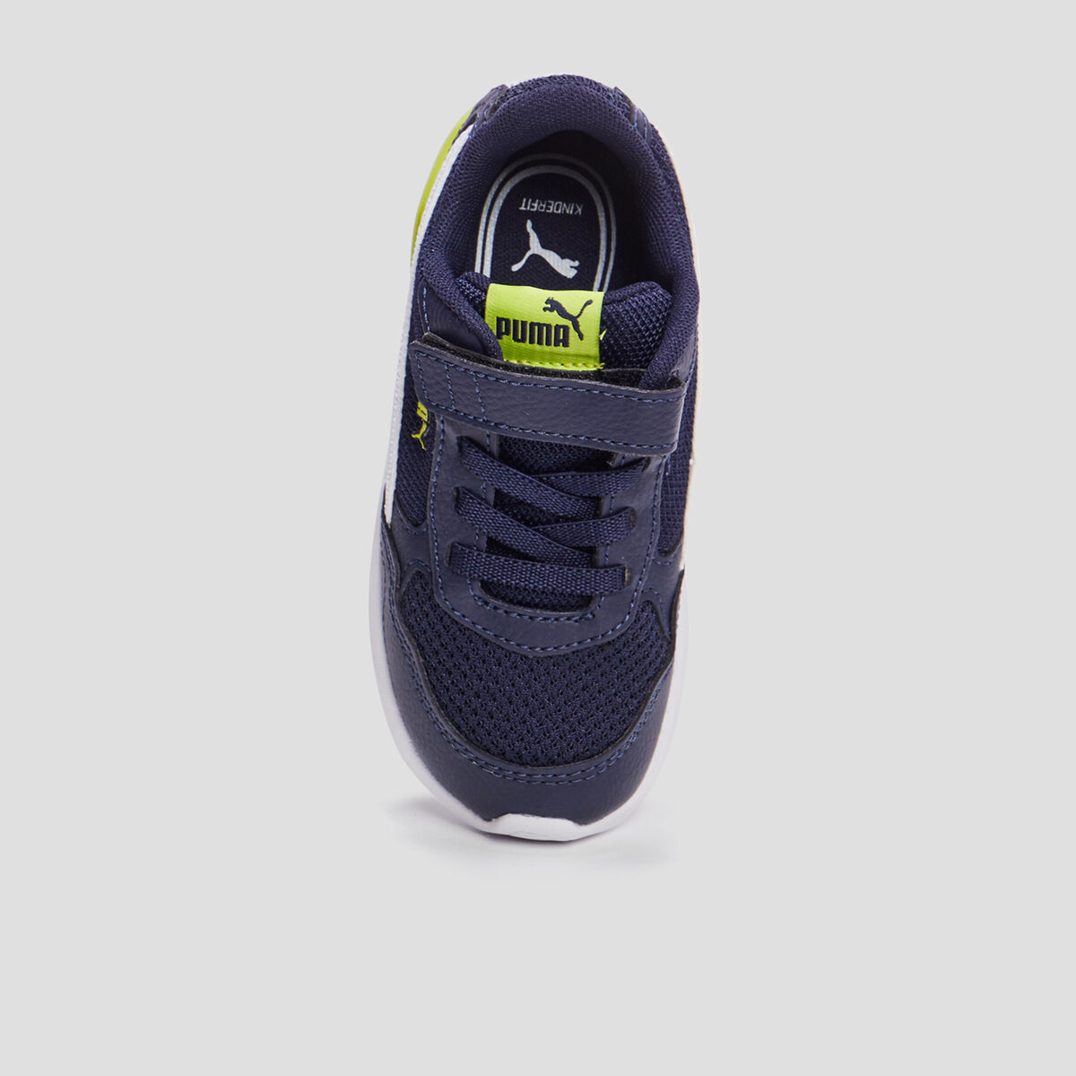 Baskets running à scratchs Puma Graviton bleu marine garçon