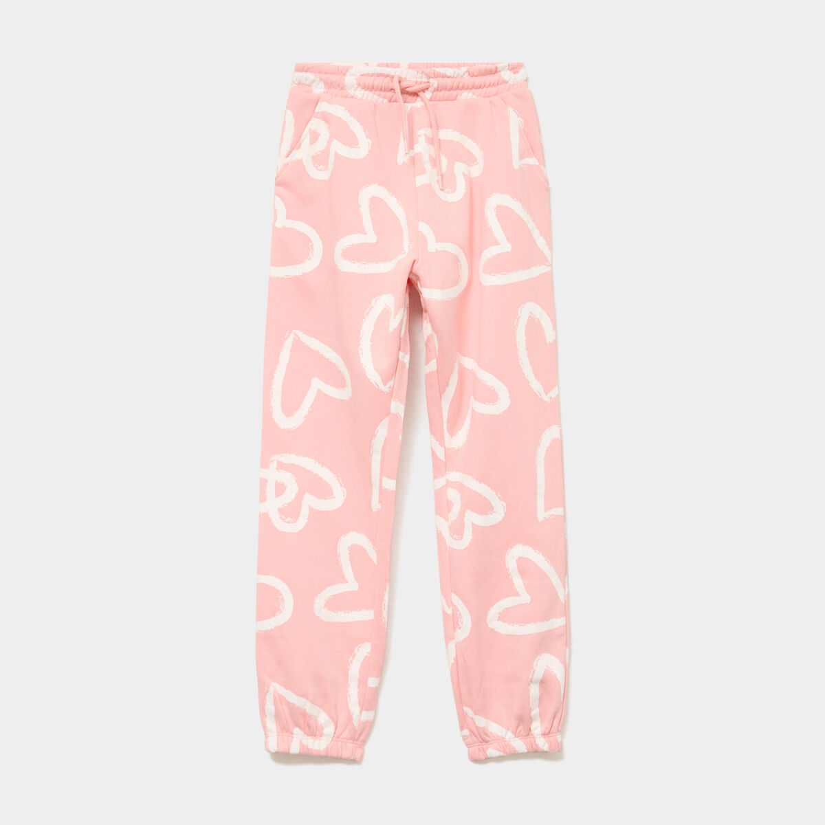 Pantalon de jogging molleton orange fille
