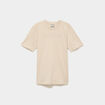 T-shirt manches courtes coton Kappa ivoire homme