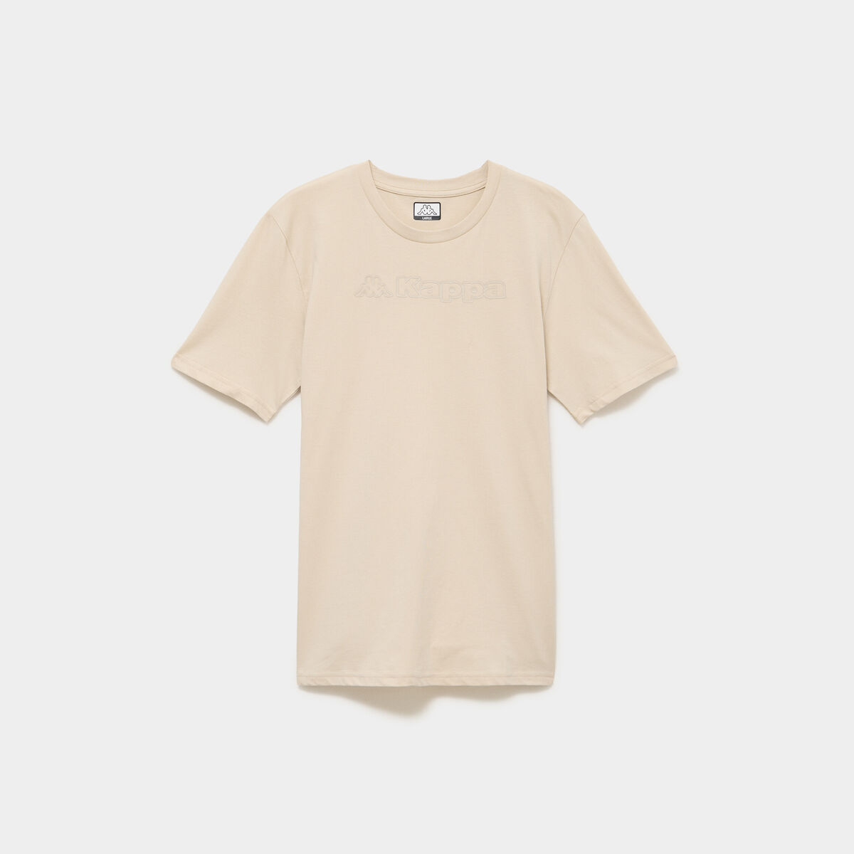 T-shirt manches courtes coton Kappa ivoire homme