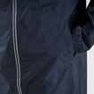 Parka imperm&eacute;able coupe-vent &agrave; capuche gris fonc&eacute; homme