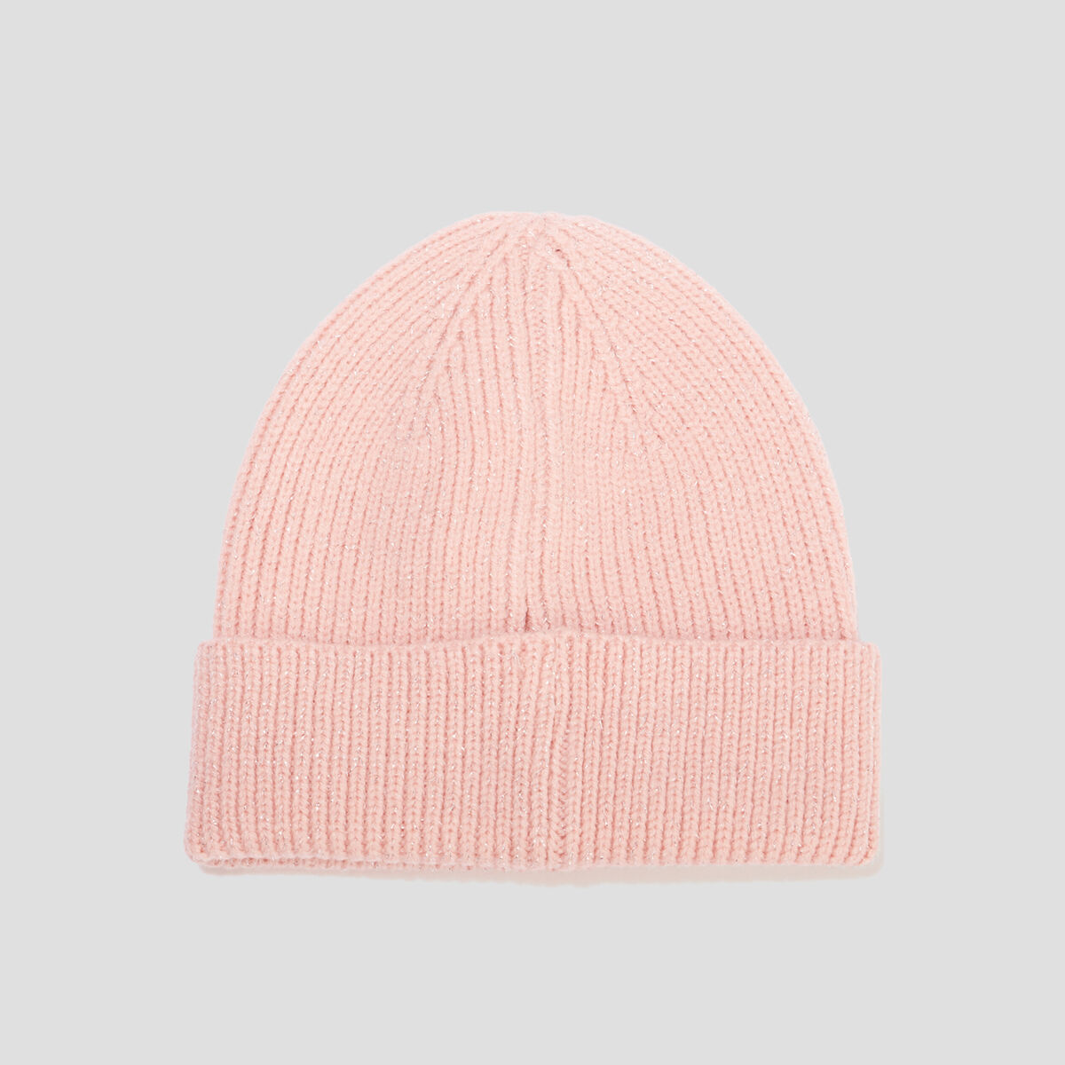 Bonnet tricoté Creeks vieux rose fille