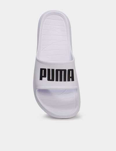 Claquettes de plage Puma Divecat blanc homme