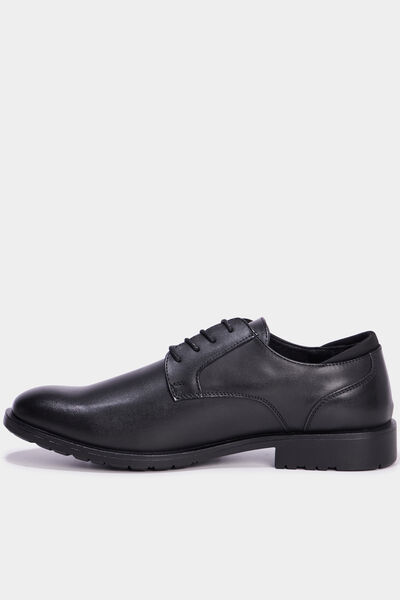 Derbies &agrave; lacets noir homme