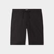 Bermuda chino à coulisse lin mélangé noir homme