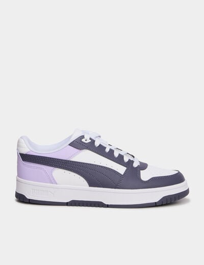 Baskets &agrave; lacets Puma Rebound Slam violet fille