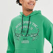 Sweat à capuche hoodie vert homme