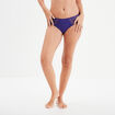 Shorty avec micro dentelle violet foncé femme
