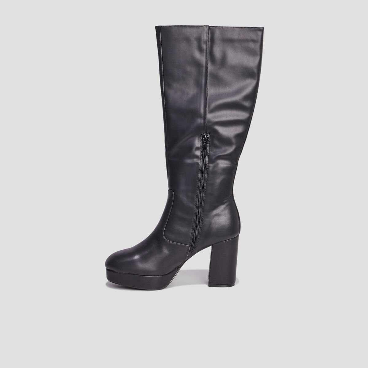 Bottes &agrave; talons hauts noir femme