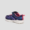 Baskets running à lacets bleu marine bébé fille