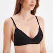 Soutien-gorge dentelle sans armatures noir femme