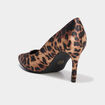 Escarpins à talons aiguilles marron femme