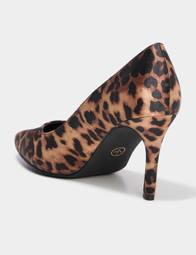 Escarpins à talons aiguilles marron femme