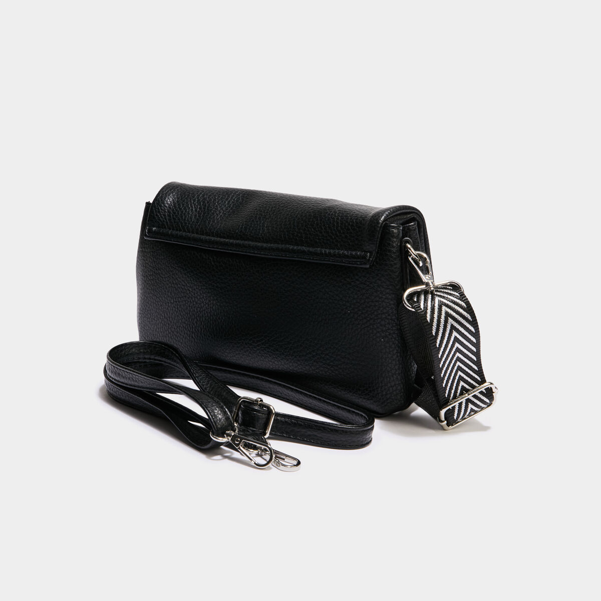 Sac avec bandoulière amovible noir femme
