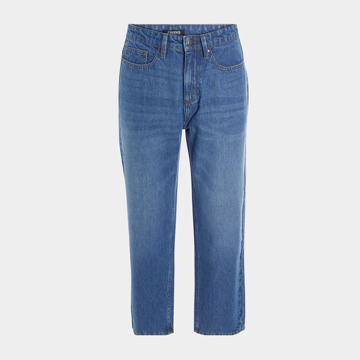 Jeans relaxed Creeks denim stone homme