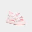 Sandales à scratchs multicolore bébé fille
