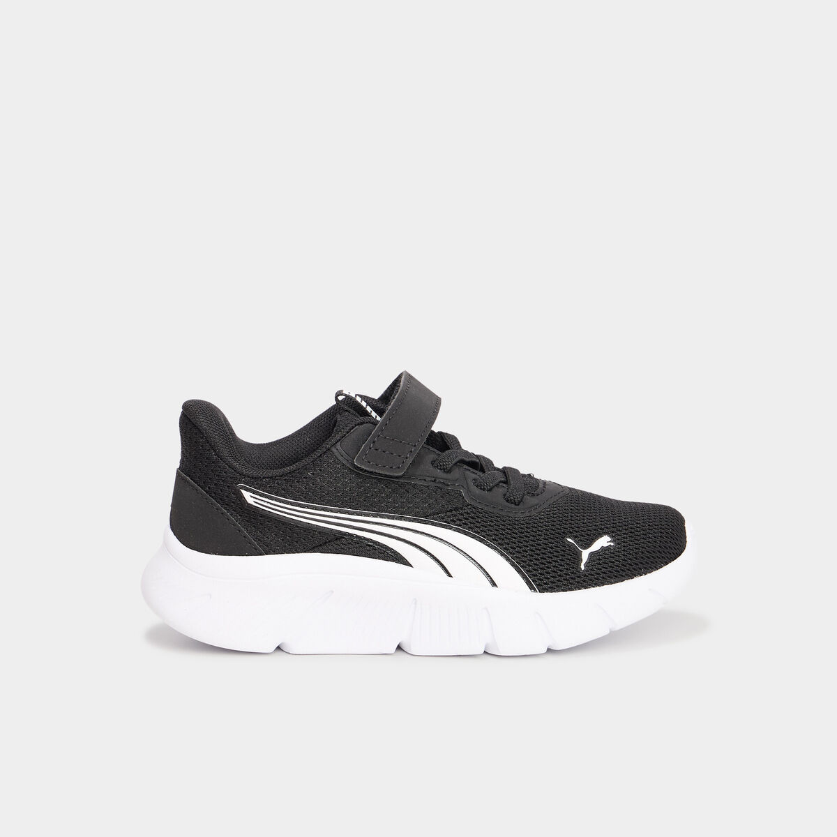 Baskets running scratchs Puma FlexFocus noir gar&ccedil;on
