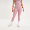 Legging de sport taille haute mauve femme