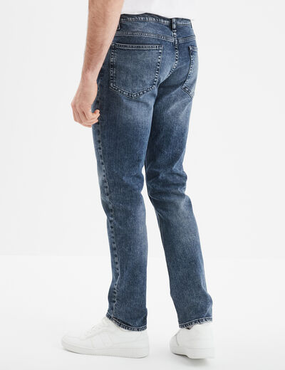 Jeans denim straight 5 poches Creeks denim blue black homme