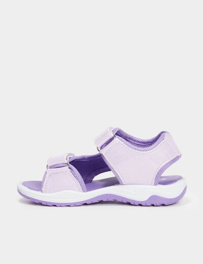 Sandales scratchs et paillettes Pokémon violet fille