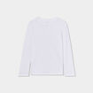 T-shirt manches longues blanc gar&ccedil;on