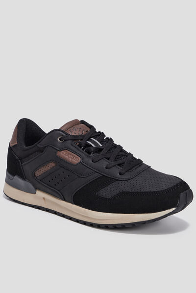 Runnings à lacets Kappa Midiano noir homme