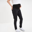 Jegging grossesse confort avec bandeau denim noir femme maternité