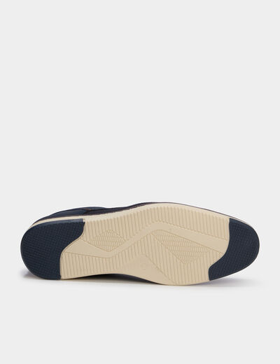 Derbies &agrave; lacets bout rond bleu marine homme