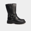 Bottes avec boucles noir fille