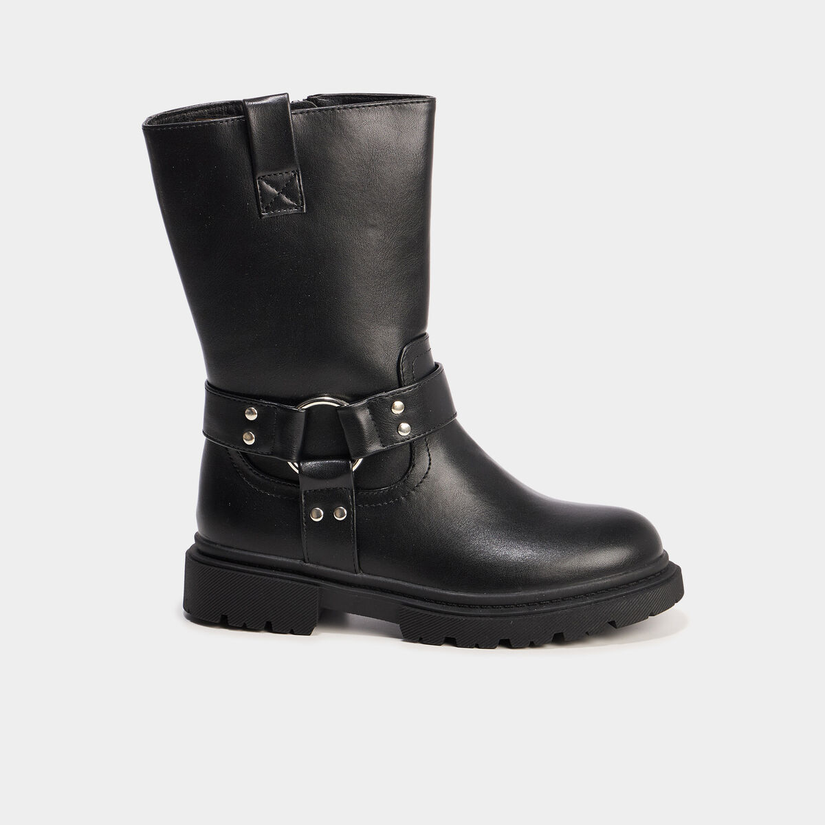 Bottes avec boucles noir fille